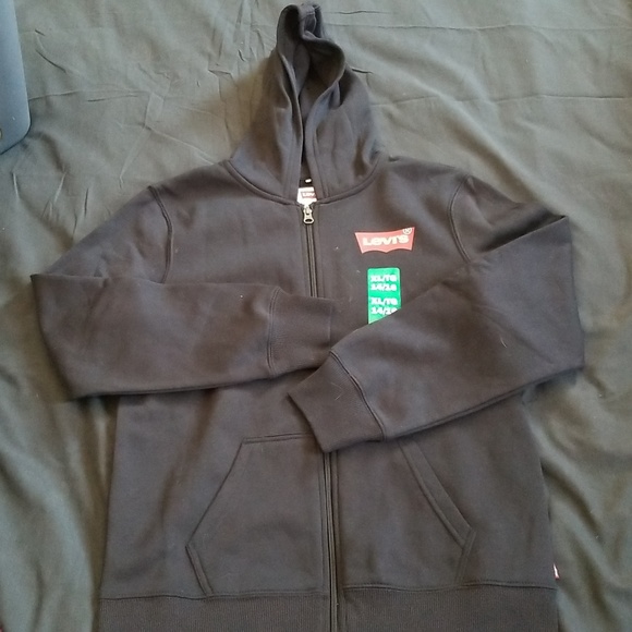 Boys Levis zipup sweater - Picture 2 of 2